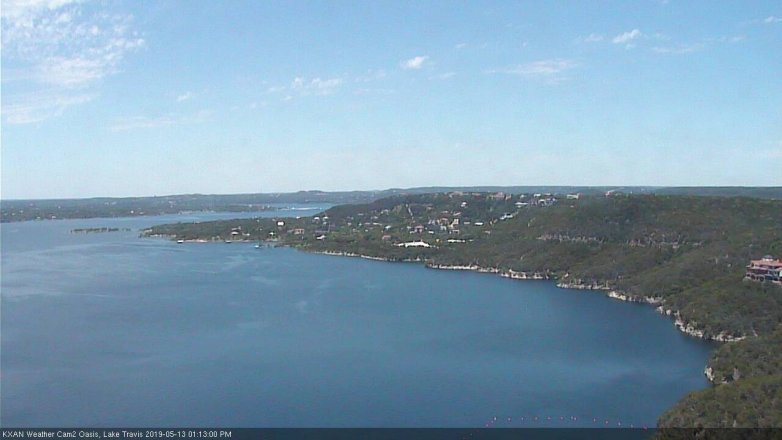 Lake Travis webcam, May 13, 2019 12:15 PM CT