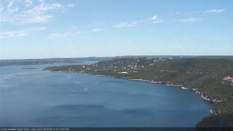 Lake Travis webcam, May 13, 2019 12:20 PM CT
