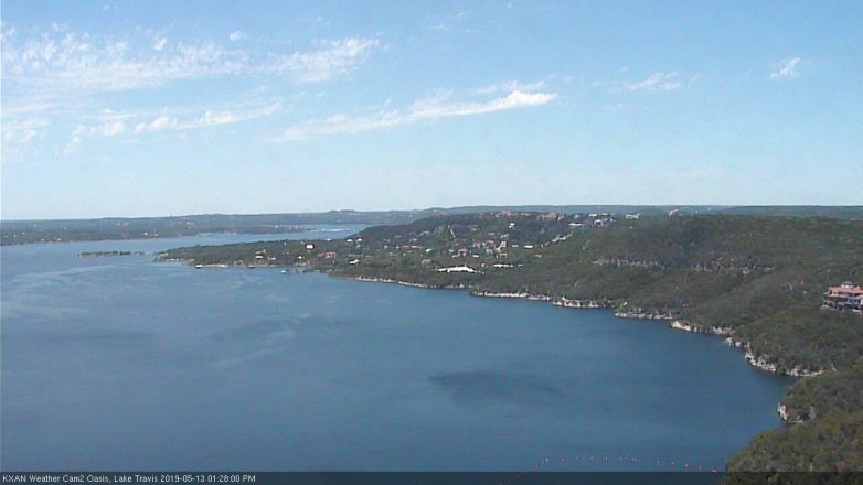Lake Travis webcam, May 13, 2019 12:30 PM CT