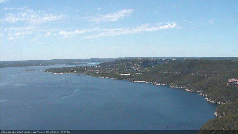 Lake Travis webcam, May 13, 2019 12:35 PM CT