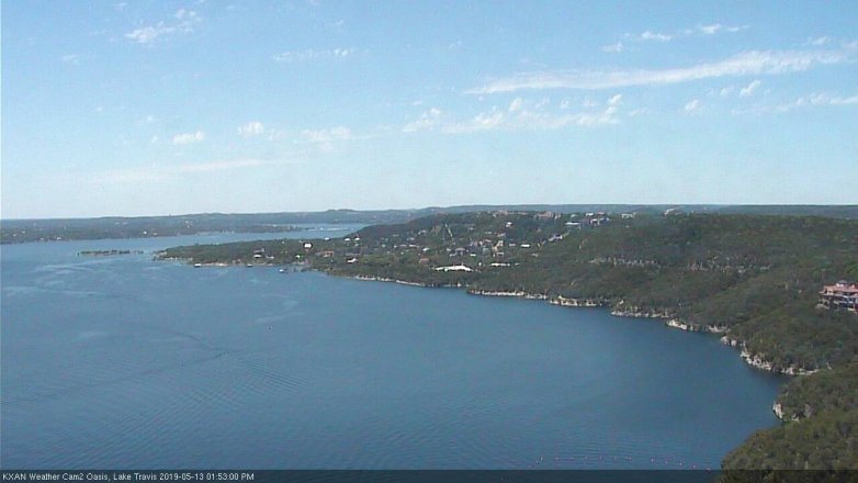 Lake Travis webcam, May 13, 2019 12:55 PM CT