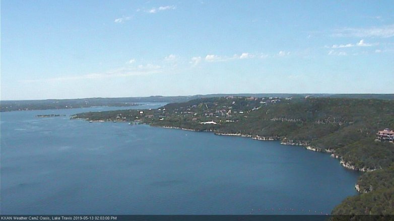 Lake Travis webcam, May 13, 2019 1:05 PM CT