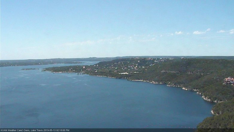 Lake Travis webcam, May 13, 2019 1:20 PM CT