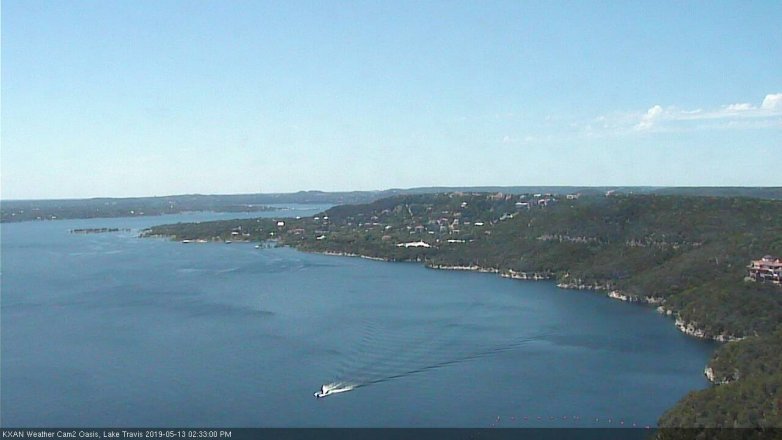 Lake Travis webcam, May 13, 2019 1:35 PM CT