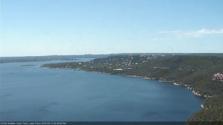 Lake Travis webcam, May 13, 2019 1:40 PM CT