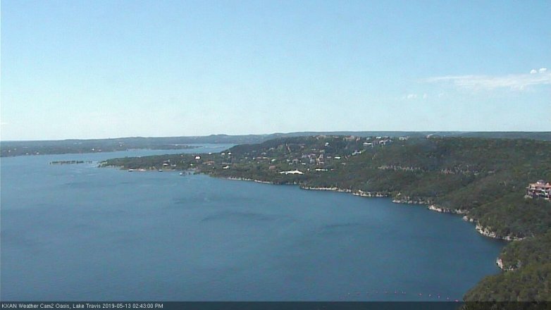 Lake Travis webcam, May 13, 2019 1:45 PM CT