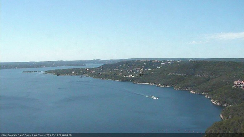 Lake Travis webcam, May 13, 2019 1:50 PM CT