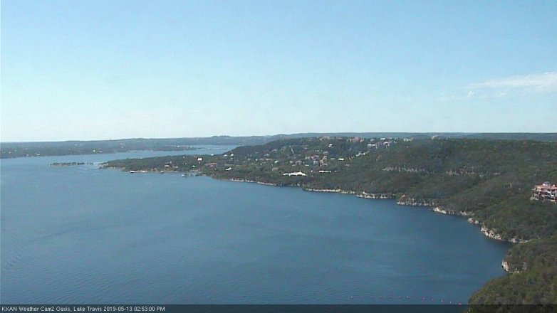 Lake Travis webcam, May 13, 2019 1:55 PM CT