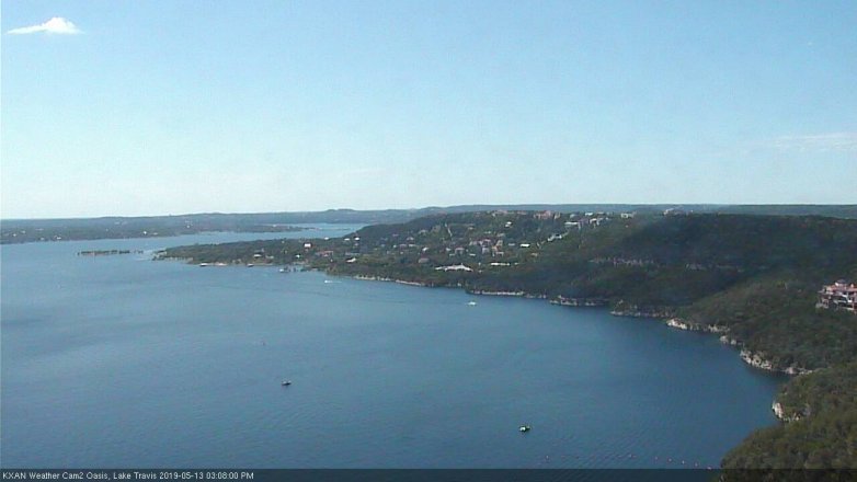 Lake Travis webcam, May 13, 2019 2:10 PM CT