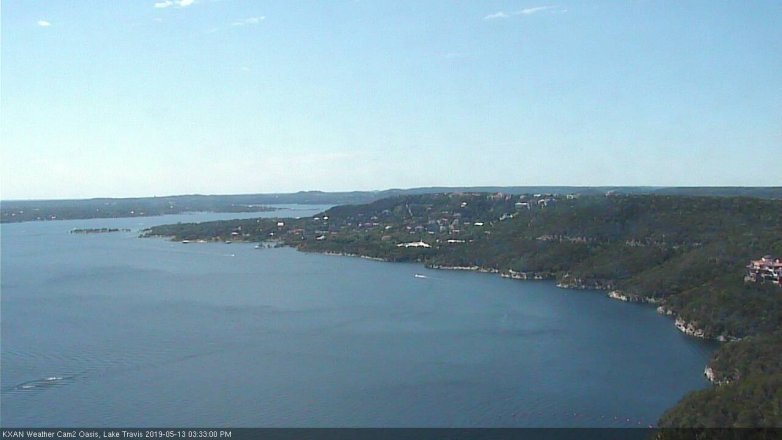 Lake Travis webcam, May 13, 2019 2:35 PM CT