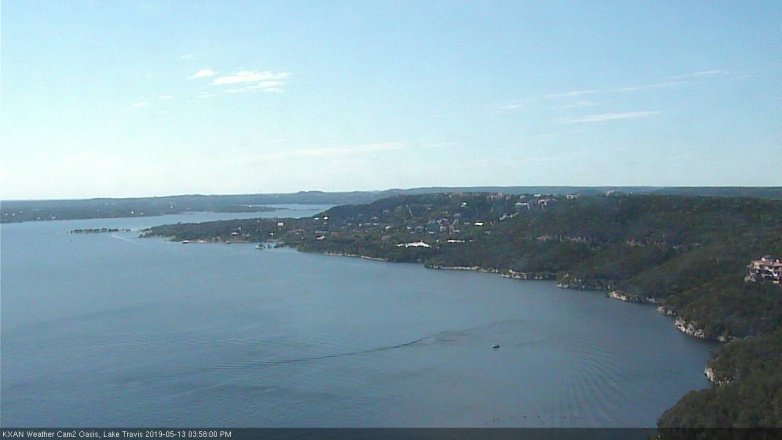 Lake Travis webcam, May 13, 2019 3:00 PM CT