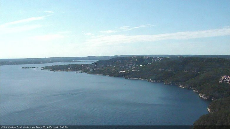 Lake Travis webcam, May 13, 2019 3:20 PM CT