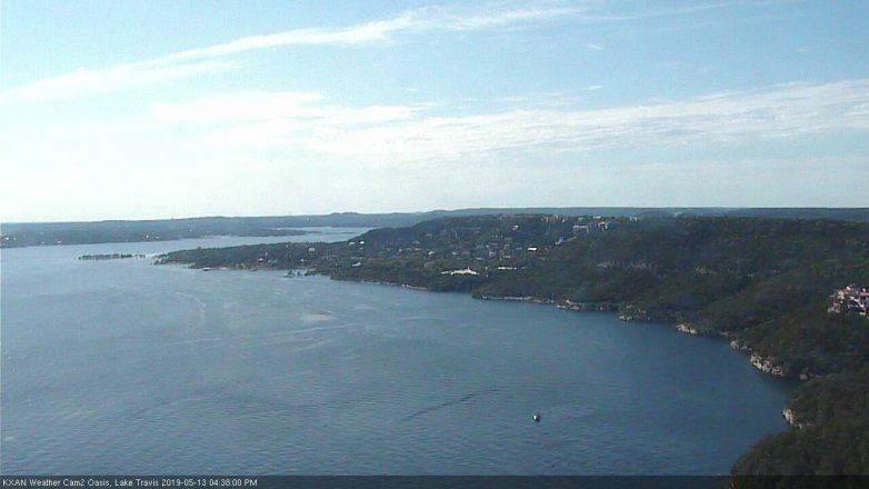 Lake Travis webcam, May 13, 2019 3:40 PM CT