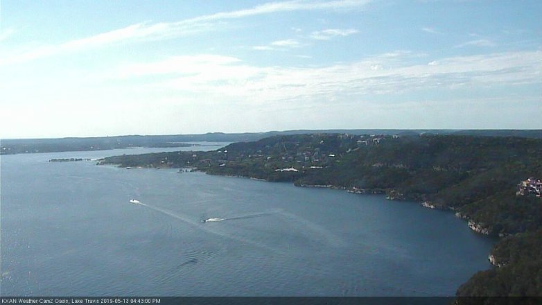 Lake Travis webcam, May 13, 2019 3:45 PM CT