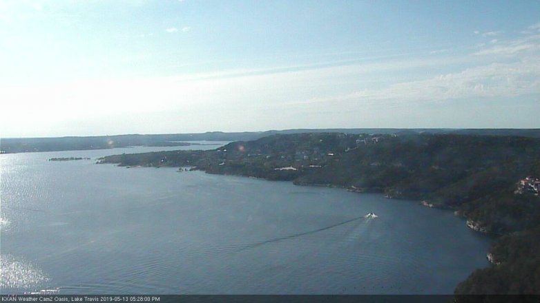 Lake Travis webcam, May 13, 2019 4:30 PM CT