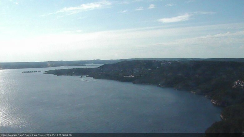 Lake Travis webcam, May 13, 2019 4:40 PM CT