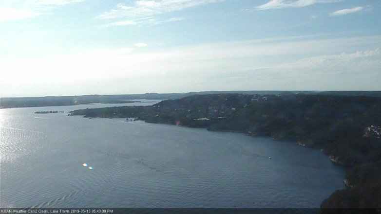 Lake Travis webcam, May 13, 2019 4:45 PM CT