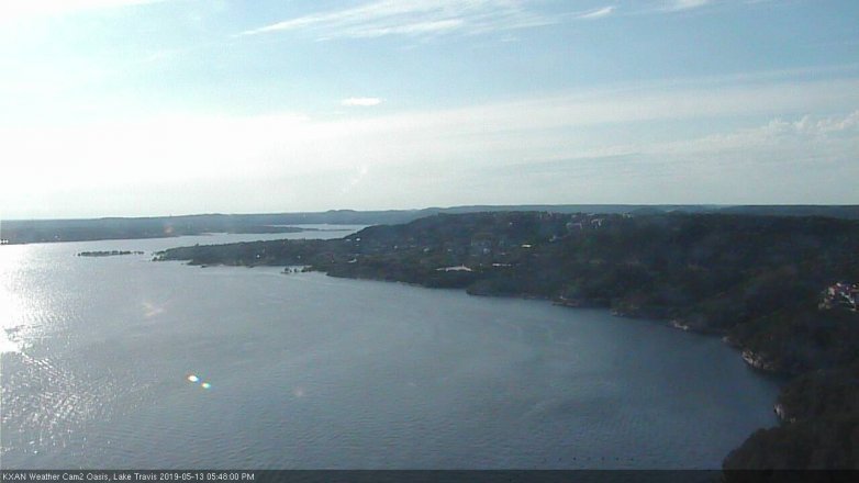 Lake Travis webcam, May 13, 2019 4:50 PM CT