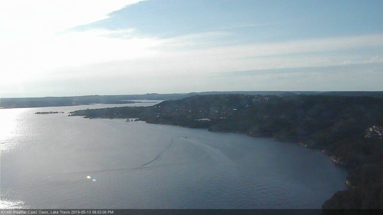 Lake Travis webcam, May 13, 2019 5:05 PM CT