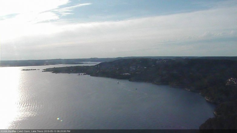 Lake Travis webcam, May 13, 2019 5:30 PM CT