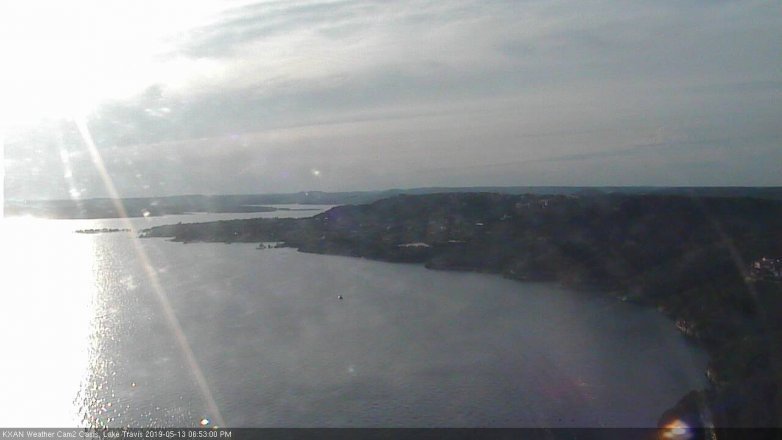 Lake Travis webcam, May 13, 2019 5:55 PM CT