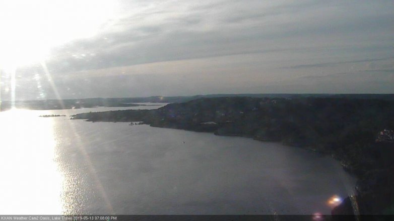 Lake Travis webcam, May 13, 2019 6:10 PM CT