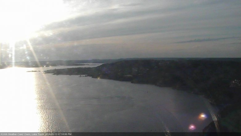 Lake Travis webcam, May 13, 2019 6:20 PM CT