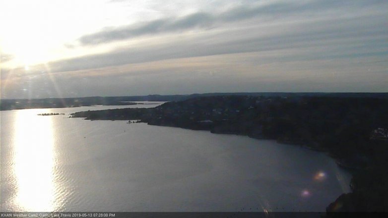 Lake Travis webcam, May 13, 2019 6:30 PM CT