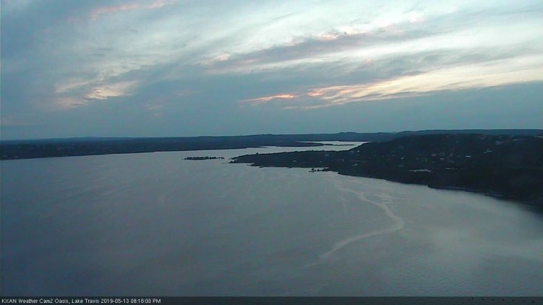 Lake Travis webcam, May 13, 2019 7:20 PM CT