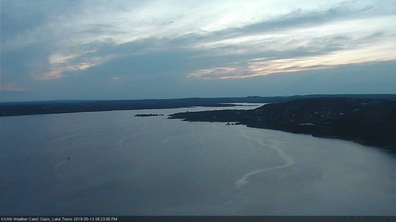 Lake Travis webcam, May 13, 2019 7:25 PM CT