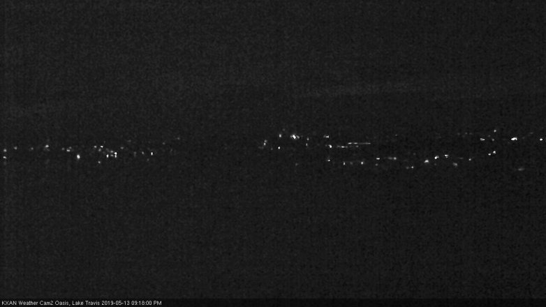 Lake Travis webcam, May 13, 2019 8:20 PM CT