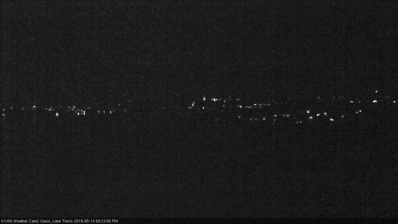 Lake Travis webcam, May 13, 2019 8:25 PM CT
