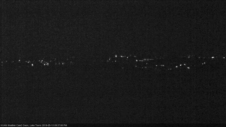 Lake Travis webcam, May 13, 2019 8:40 PM CT