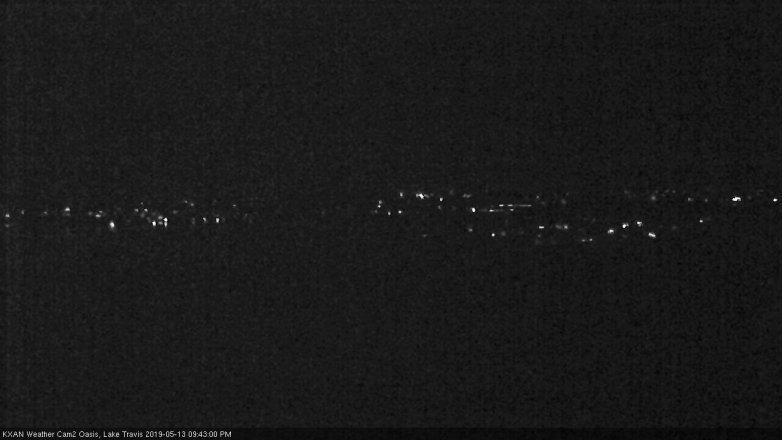 Lake Travis webcam, May 13, 2019 8:45 PM CT
