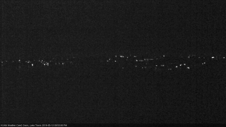 Lake Travis webcam, May 13, 2019 8:55 PM CT