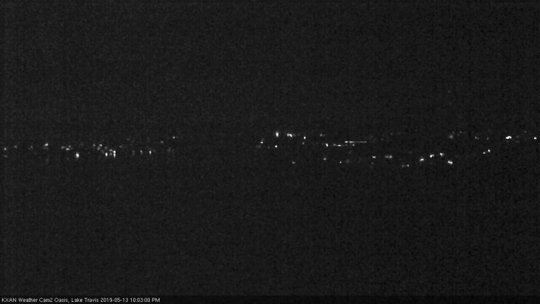 Lake Travis webcam, May 13, 2019 9:05 PM CT