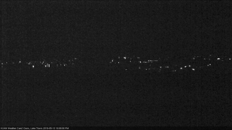 Lake Travis webcam, May 13, 2019 9:10 PM CT