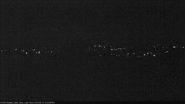 Lake Travis webcam, May 13, 2019 9:35 PM CT