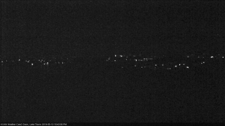 Lake Travis webcam, May 13, 2019 9:45 PM CT