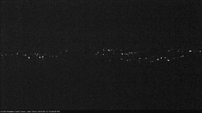 Lake Travis webcam, May 13, 2019 9:50 PM CT