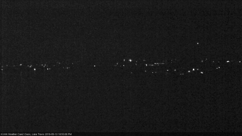 Lake Travis webcam, May 13, 2019 9:55 PM CT