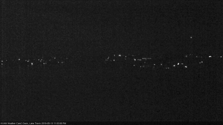 Lake Travis webcam, May 13, 2019 10:05 PM CT