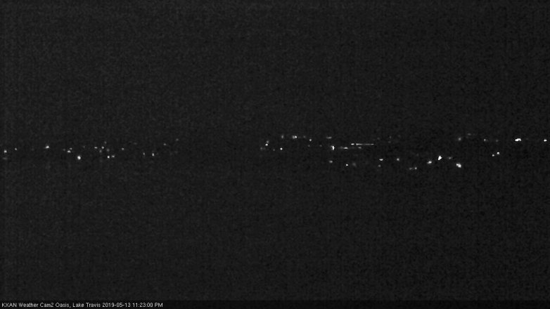 Lake Travis webcam, May 13, 2019 10:25 PM CT