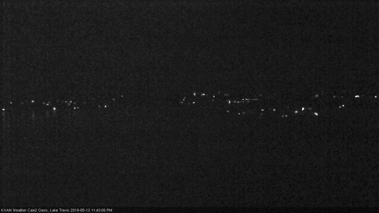 Lake Travis webcam, May 13, 2019 10:45 PM CT