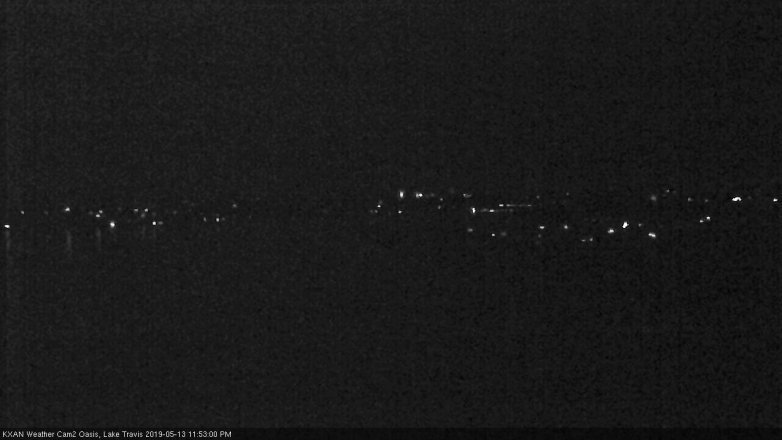 Lake Travis webcam, May 13, 2019 10:55 PM CT