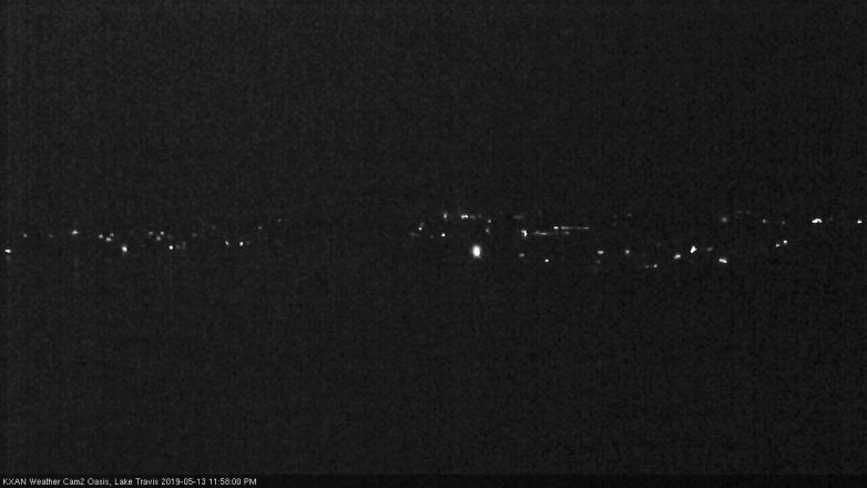 Lake Travis webcam, May 13, 2019 11:00 PM CT