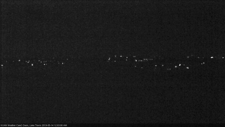 Lake Travis webcam, May 13, 2019 11:05 PM CT