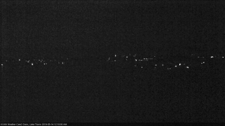 Lake Travis webcam, May 13, 2019 11:20 PM CT