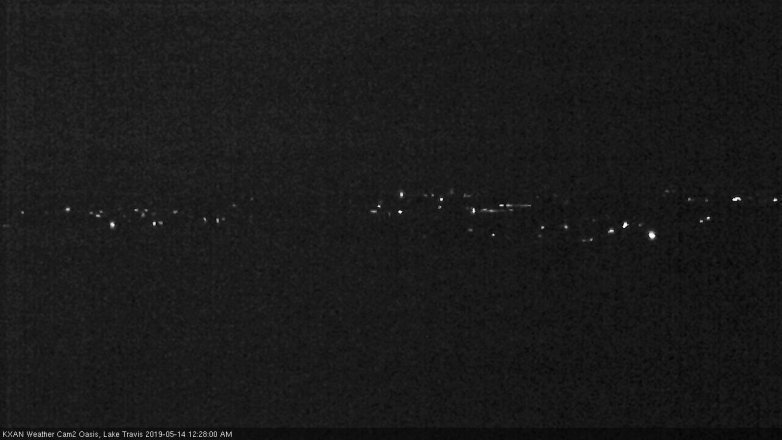 Lake Travis webcam, May 13, 2019 11:30 PM CT