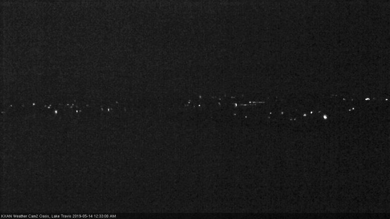 Lake Travis webcam, May 13, 2019 11:35 PM CT